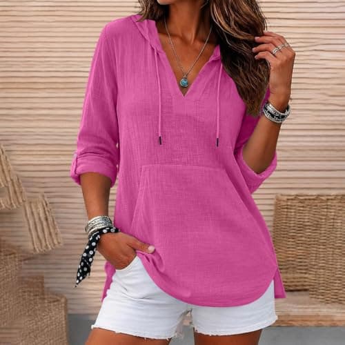 Women's Overhead Hoodie, Sweatshirt, for Road Trips and Walking, Sweat Top — view 2
