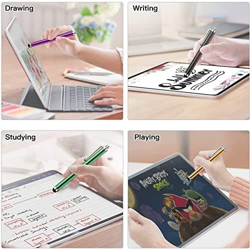 12 Pack Capacitive Stylus Pens for Touch Screens, iPad Tablets Phones — view 6