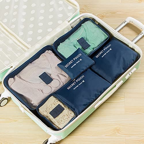 JUJIAN 6Pcs Travel Storage Lock Set For Leather Decorative Organizer Closet Suitcase Pouch Travel Organizer Vest Case Pack 3 — view 5