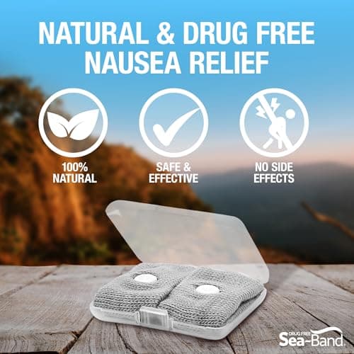 Sea-Band XL Grey Adult Travel Sickness Acupressure Wristband, 1 Pair — view 5