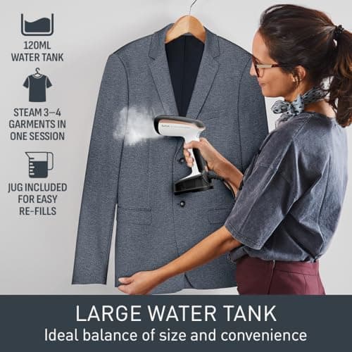 Tefal Access Steam Pocket 1300W Handheld Clothes Steamer, Foldable Head — view 4