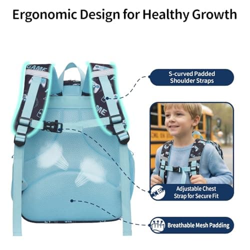 Bagseri School Bag for Boys 8-12 Years - Rucksack for Primary School — view 5