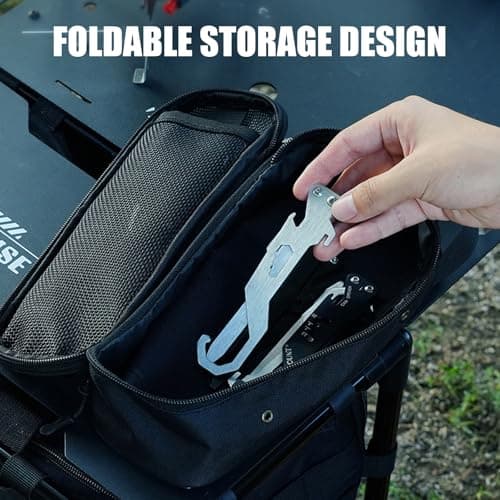 YIGZYCN Portable Stainless Steel Hook Mosquitoes Repellents Holder Bottle Opener and Foldable Ground Peg Mosquitoes Coil Holder Repellents — view 4