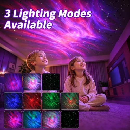 Galaxy Projector, Bedroom Star Projector, with Remote Control and Timer — view 2