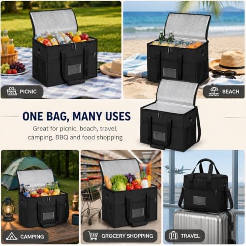 40L Insulated Cooler Bag with Handles — view 5