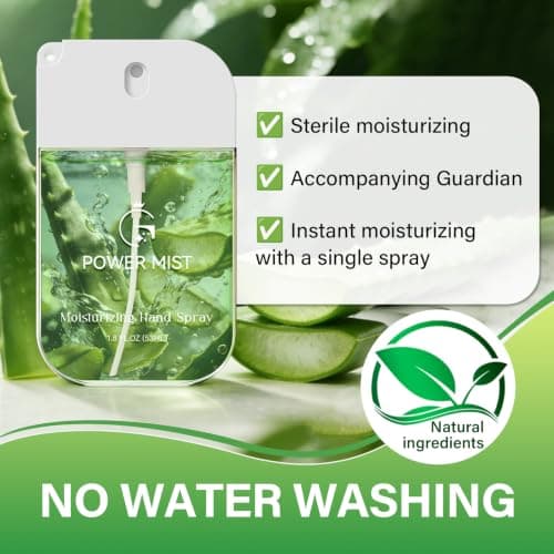Hand Sanitiser Spray – Aloe Hydrating Hand Sanitizer with Glycerin, 2Pack — view 4
