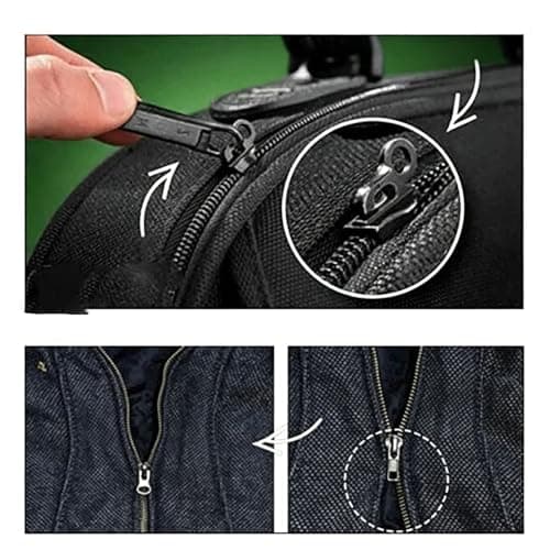 LEOUEANR Pack of 12 Universal Zip Repair Kit, Removable Sliders, Instant Fix Solution, Ideal for Clothes, Luggage & Backpacks, Essential for Travelers — view 5