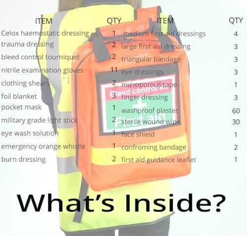 EVAQ8 Forestry Trauma First Aid Kit British Standard — view 4