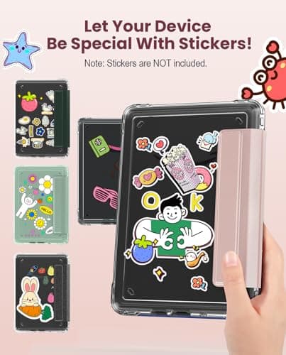 MoKo Detachable Magnetic Case for 6" Kindle 11th 2024/2022, Rose Gold — view 4