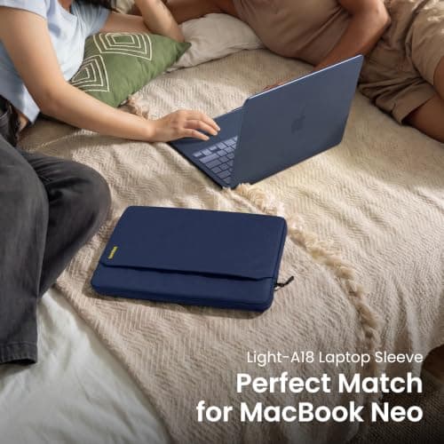 tomtoc Slim Laptop Sleeve Case for 13-inch New MacBook Neo A3404 (2026) A18 — view 2