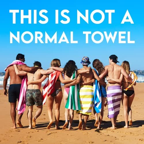 Dock & Bay Beach Towel - Quick Dry, Sand Free - Compact, Lightweight - 100% Recycled - Includes Bag - Cabana - Boracay Yellow - Large (160x90cm, 63x35) — view 6