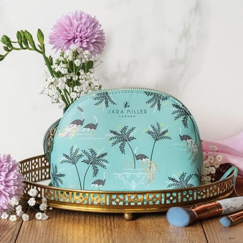 Sara Miller London Small Toiletry Cosmetic Washbag, 12.5H x 6.2D x 17L cm — view 3