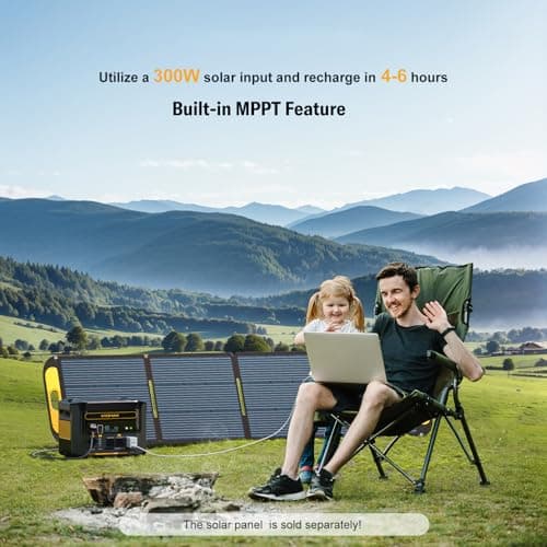 VTOMAN 1000W Portable Power Station, 828Wh Expandable LiFePO4 Battery — view 5