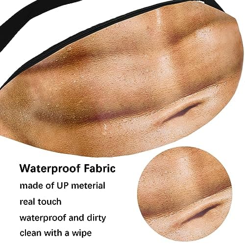 Secret Santa Gifts for Men,Belly-Shape Waist Bag,Funny Gifts for Men Him — view 3