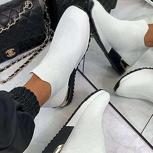 Womens Sneakers Non Slip Work Orthopedic Shoes Women Lightweight Fashion Breathable Tennis Trainers Athletic Shopping Travel Walking Shoes Arch Support Comfort Wide Fit Closed Toe Mesh — view 4