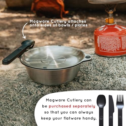 FULL WiNDSOR - MAGWARE - Magnetic Mess Kit Camping Plates & Bowls — view 4