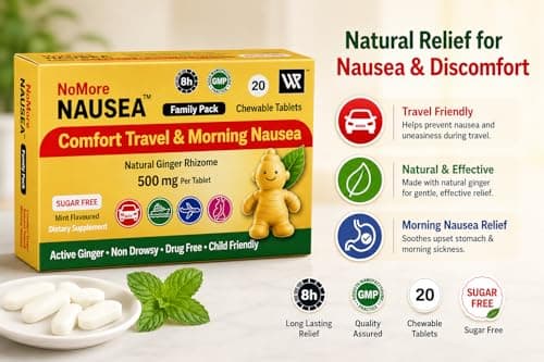 Travel Sickness Tablets - Sugar-Free Motion Sickness Tablets (20 Tablets) — view 4