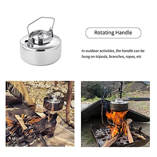Fire Maple Antarcti Stainless Steel Kettle 1.0 Liter Camp Kettle — view 4