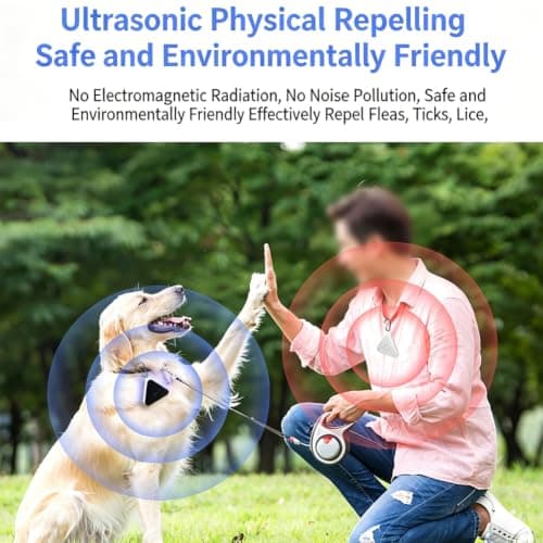 Portable Ultrasonic Tick Repeller, Charging Hanging Pet Insect Deterrent — view 4