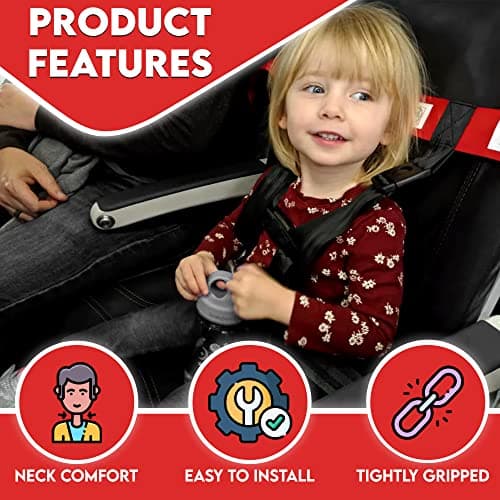 Child Airplane Safety Travel Harness, Upgraded with Metal Buckle, The Safety Restraint System Will Protect Your Child from The unsuspected. - Airplane Kid Travel Accessories for Aviation Travel Use — view 4