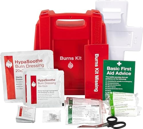 Safety First Aid Evolution Plus HypaSoothe Burns First Aid Kit, Medium