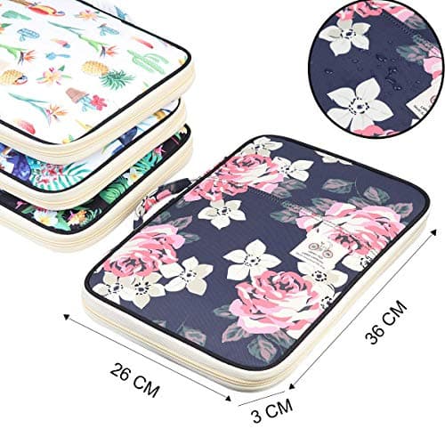JAKAGO A4 Document Case, Multi-Pocket Portfolio Folder, Travel Portfolios — view 2