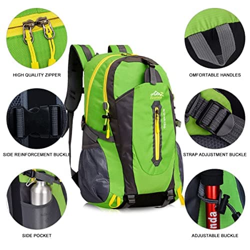 Besrina 40L Lightweight Hiking Backpack, Waterproof Rucksack for Men Women — view 2