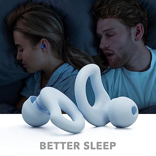 CURVD Everyday Earplugs – Ultra Soft, Customizable Sleep, Travel, Sensitivity, Noise Protection, for Sound Canceling Isolation, up to -30dB Reduction, NRR 15, Reusable and Sustainable (Light Blue) — view 6