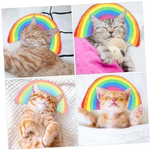 HAPINARY 6 Pack Fluffy U Shaped Cat Pillow for Indoor Cats, Washable Polyester and Pp Cotton, Neck Support Comfort Toy for Sleeping and Relaxing — view 5