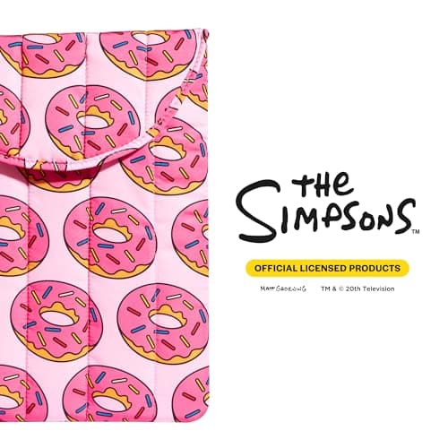 Skinnydip Laptop Sleeve Case - Donut Lover 13" Inch Protective Soft Padded Zipper Cover, Cushioned Inside for Protection, Premium Material, Stylish Laptop Bag for Work and Travel — view 2