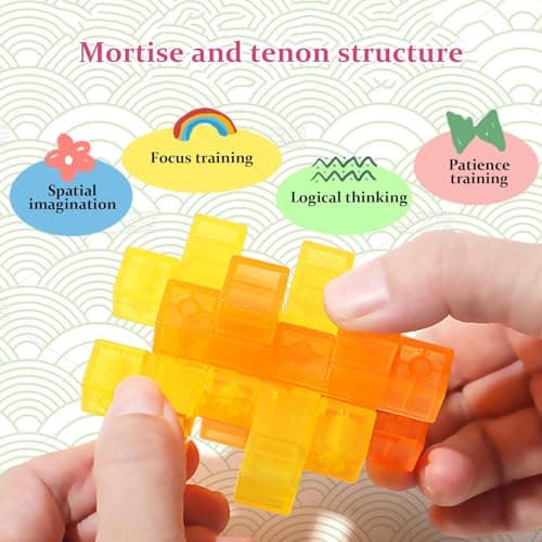 Wooden Puzzle Toys - Assembly Entertainment - Wooden Brain Teasers - for Children Adult Boy Girl Elderly Home Travel School Home Decor — view 4