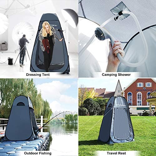 SONGMICS Portable Pop up Tent, Dressing Room Privacy Shelter — view 2