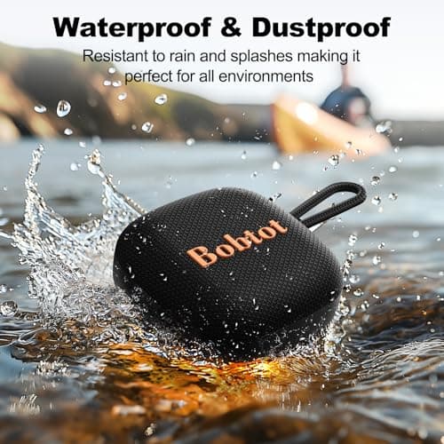 Bobtot Portable Wireless Bluetooth Speakers - IPX7 Waterproof, TWS Pairing — view 4