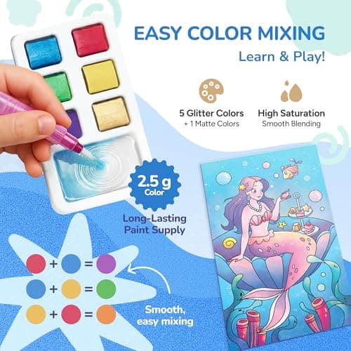 JoyCat 2 Pack Pocket Paint with Water Coloring Books for Kids — view 5