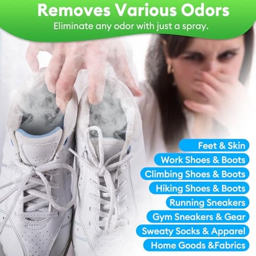 Shoe & Foot Deodorizer Spray for Smelly Shoes & Feet, Shoe Odour Eliminator — view 3