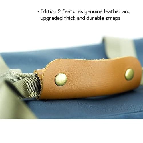 Posh Pooch Dog Travel Bag Pet Multi-Use Dog Outdoor Bag with Locking Safety Zippers, Food and Accessory Bag for Traveling For Dogs, Cats & Pets Includes Bowls, Matt, Tag & Shoulder Strap (Blue) — view 6