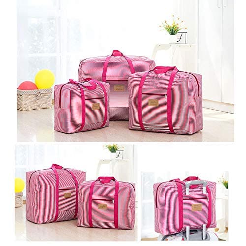 Waterproof Thick Large Storage Bag 600D Oxford Organizer (Rose, Medium) — view 6