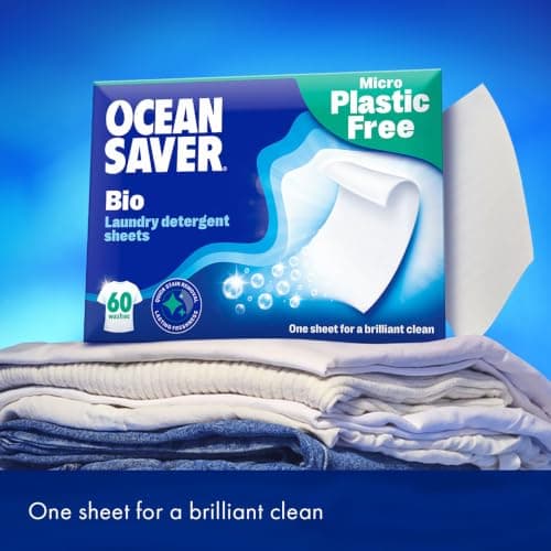 OceanSaver Bio Laundry Detergent Sheets - Travel Size, 60 Washes — view 2
