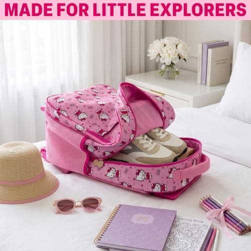 Get Trend Sanrio Hello Kitty Girls Trolley Bag for Travel and School — view 5