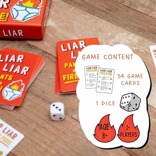 Boxer Gifts Liar Liar Pants on Fire Fun Travel Game for Kids – Can You Tell Who’s Lying? 2+ Players, Ages 8+ — view 6