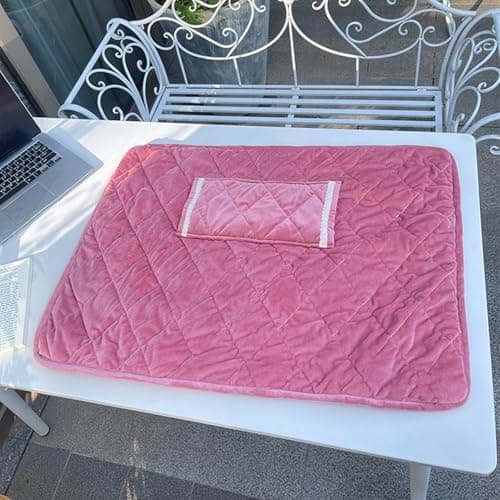 Battery Operated Heated Blanket - 60x80cm Washable USB 5V Rechargeable Heated Blanket, Soft Fleece Electric HeatedBlanket, Portable, Fast Heat-up, For Winter, Nap, Travel, Cold Weather — view 2