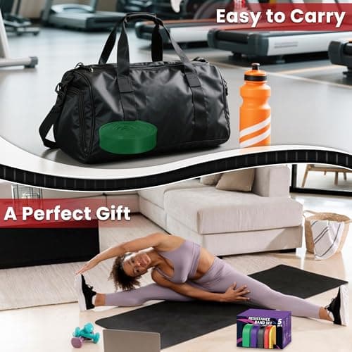 Resistance Bands Set, Exercise Band with Door Anchor for Men & Women — view 6