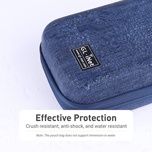 GL.iNet Router Case, EVA Hard Shell, Water-Resistant and Shockproof, Blue — view 4