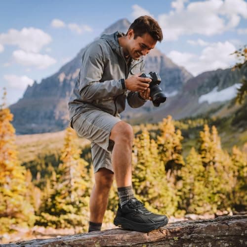 NORTIV 8 Men's Wide Toe Box Waterproof Hiking Shoes,Size 11,Black — view 3