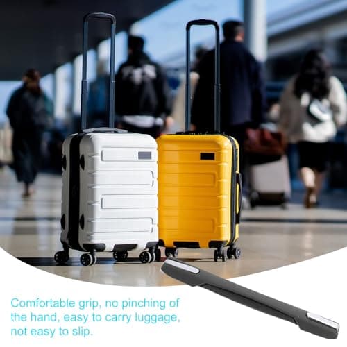 sourcing map 8.86" x 0.98" Luggage Handle, Pull Handle Grip Replacement, Spare Suitcase Replacement Handles for Bag Travelling Package, Black — view 5