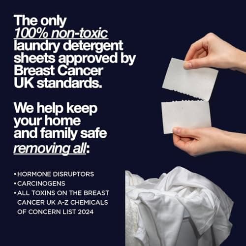 The Lab Co. Laundry Detergent Strips Washing Sheets | Eco Ultra-Concentrated | Non-Bio for Sensitive Skin | Non-Toxic Fragrance | EDC-Free | Lab-Tested | Relaxing Cotton Lavender Jasmine | 32 Loads — view 2
