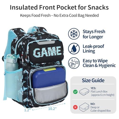 Bagseri School Bag for Boys 8-12 Years - Rucksack for Primary School — view 4