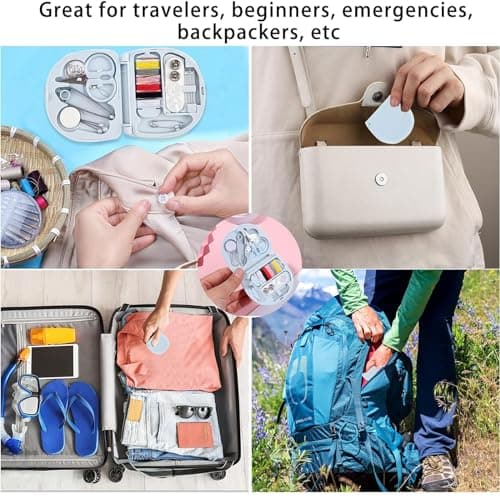 1Pcs Mini Sewing Kit Portable Needle and Thread Kit for Travel Business Trips School Camping for Be Torn Sheets Plush Torn Clothes Loose Buttons Repair Them Quickly — view 5