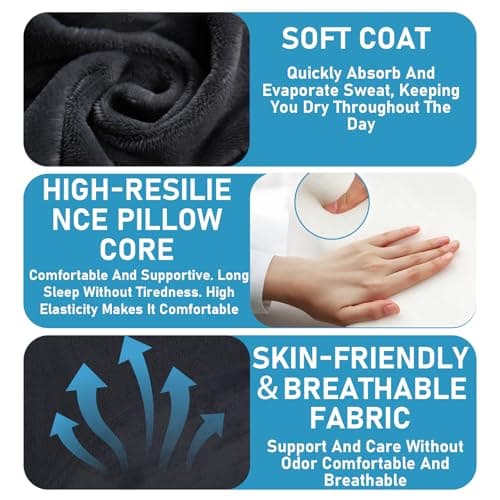 Eidoct Eyelash Pillow, U Shape High Elastic Sponge, Ergonomic Pillow — view 5
