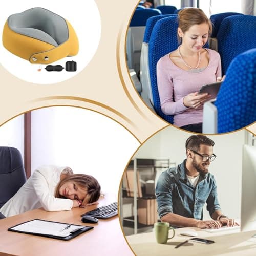 Travel Neck Pillow Breathable, Removable — view 4